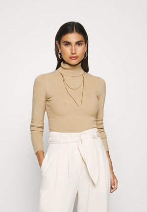 Pulls Anna Field TURTLE NECK Marron Femme | VLK-1331379